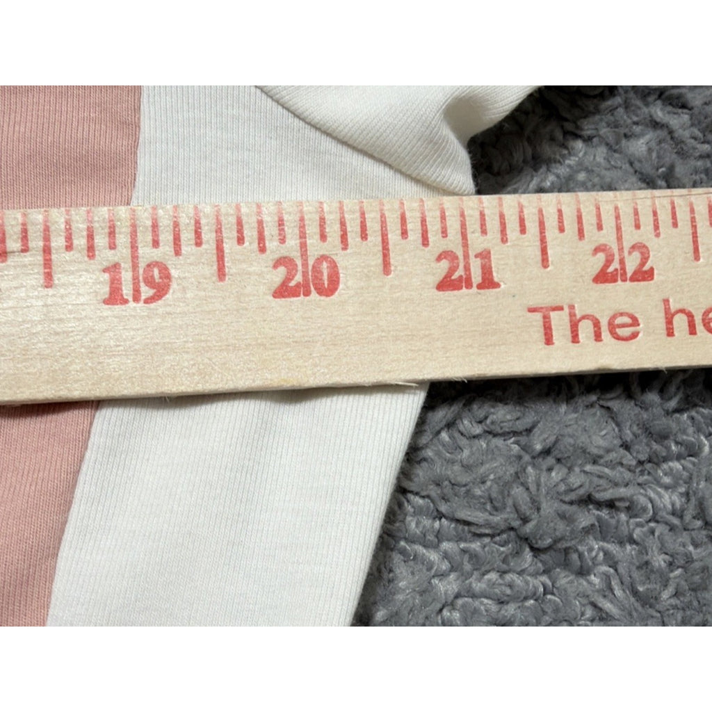 Women’s Lauren Ralph Lauren Blouse/Top XXL Pink Cream Cotton Stretch