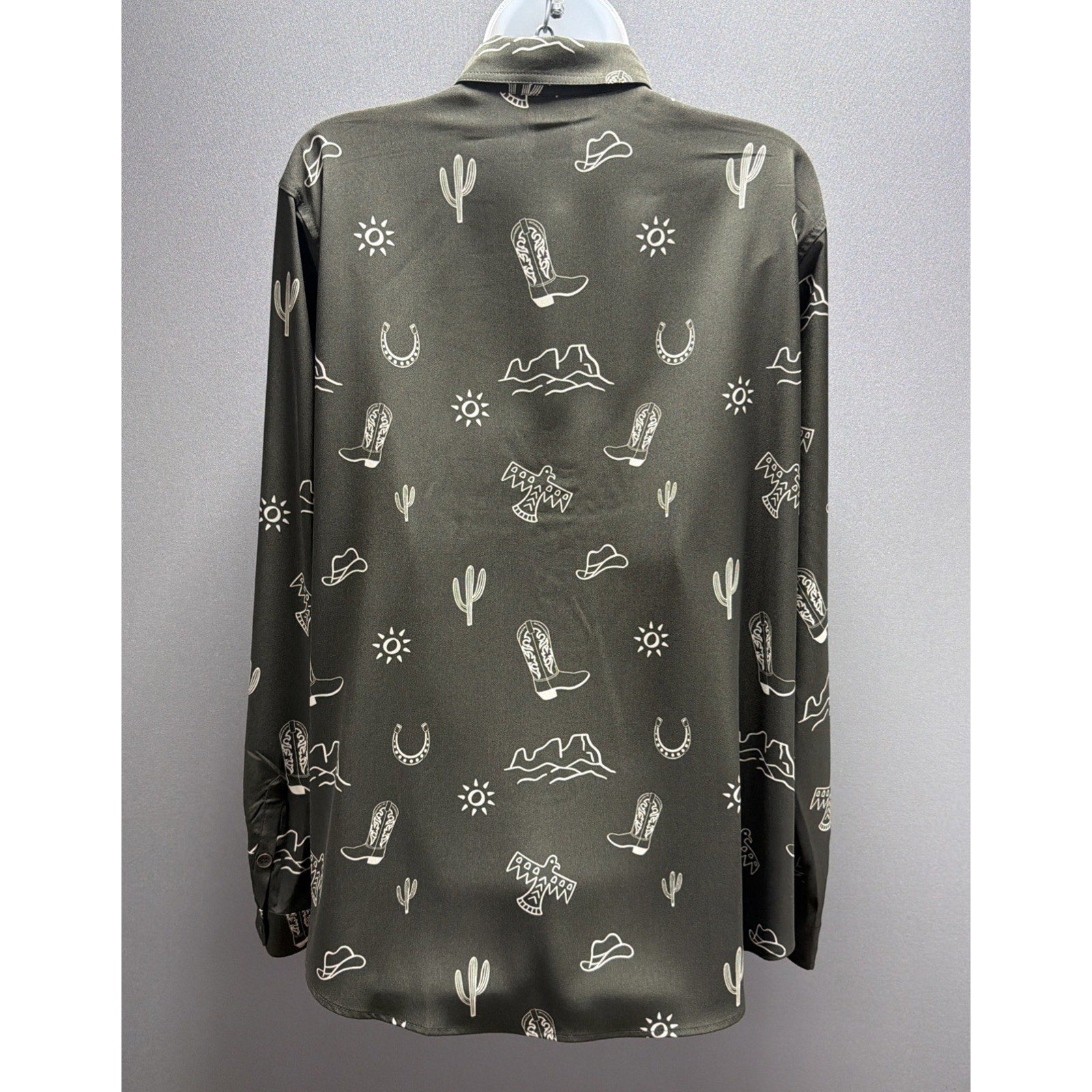 Ariat Homestyle Layla Western Aztec Print Button Shirt Size XL NWT