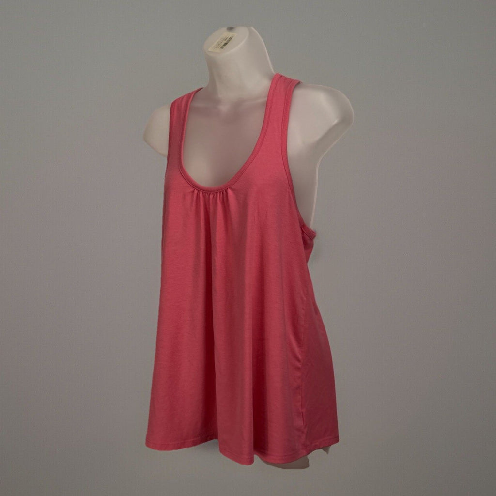 Gap Body Sz M Pink Lace Racerback Womens Tank Top