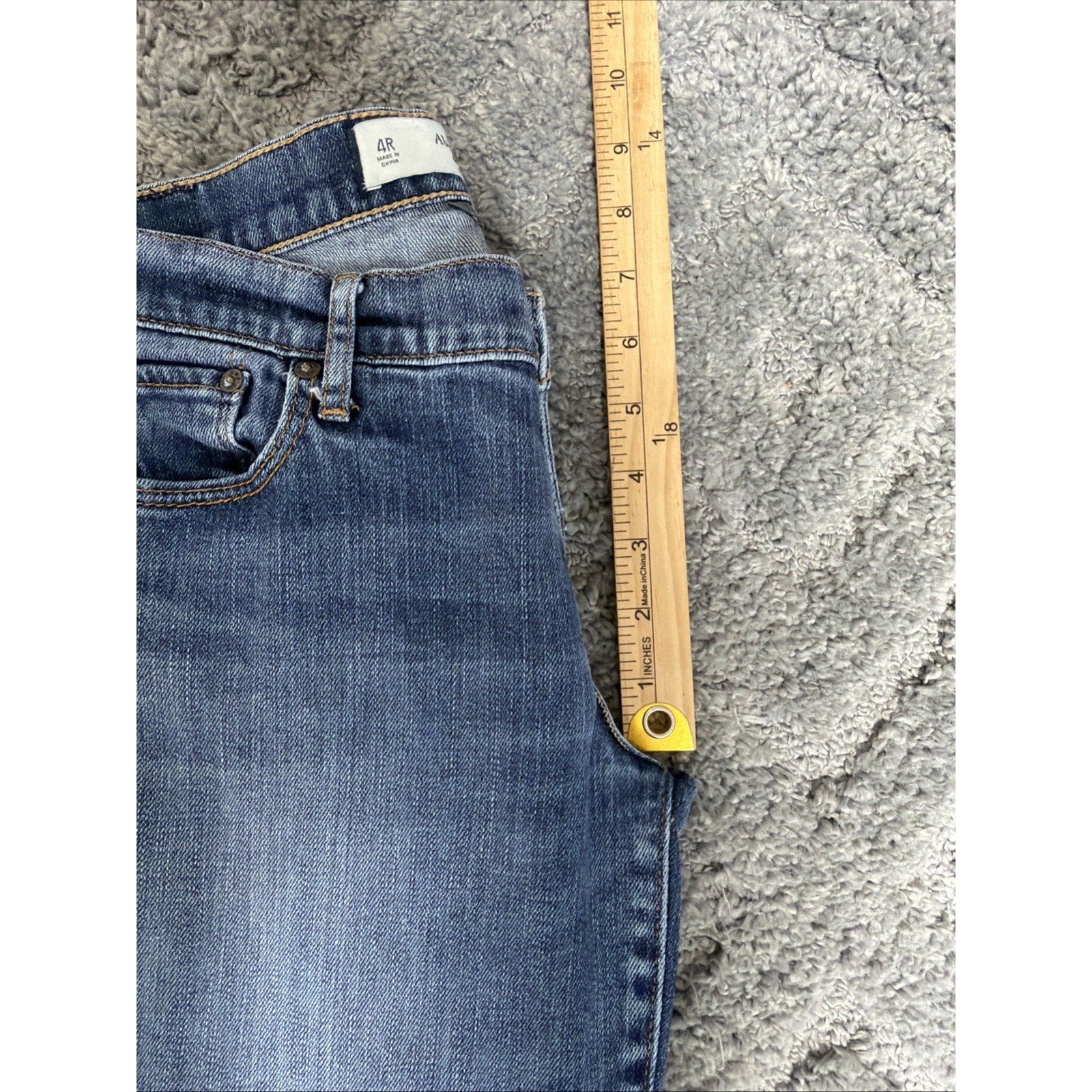 ABERCROMBIE & FITCH Y2K Jeans EMMA Bootcut Womens 6 27x33 Stretch Actual 28x31