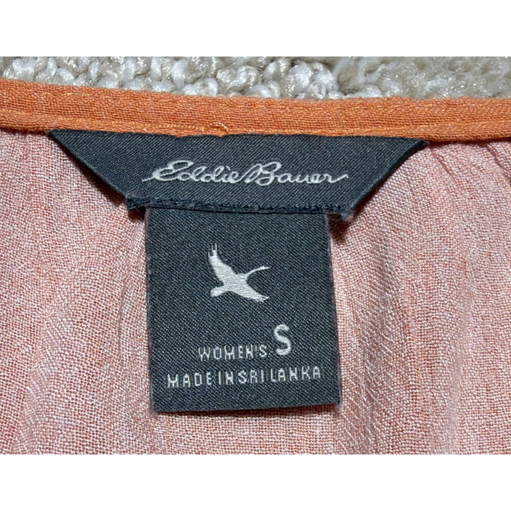Eddie Bauer Blouse Women’s S Tunic Top Shirt Sleeveless Outdoors Beach Casual