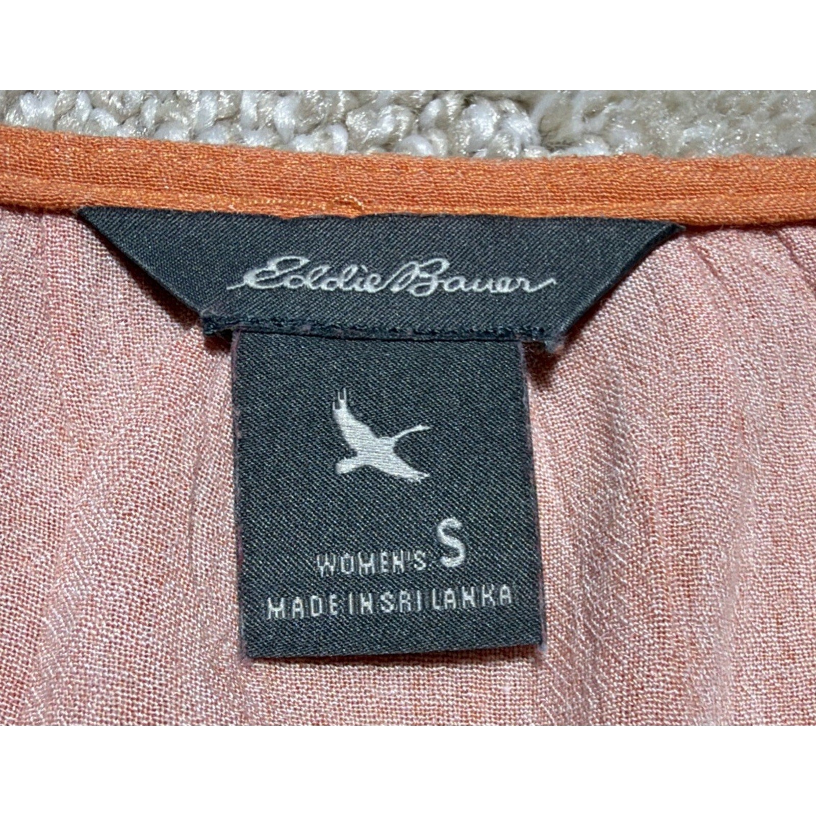 Eddie Bauer Blouse Women’s S Tunic Top Shirt Sleeveless Outdoors Beach Casual