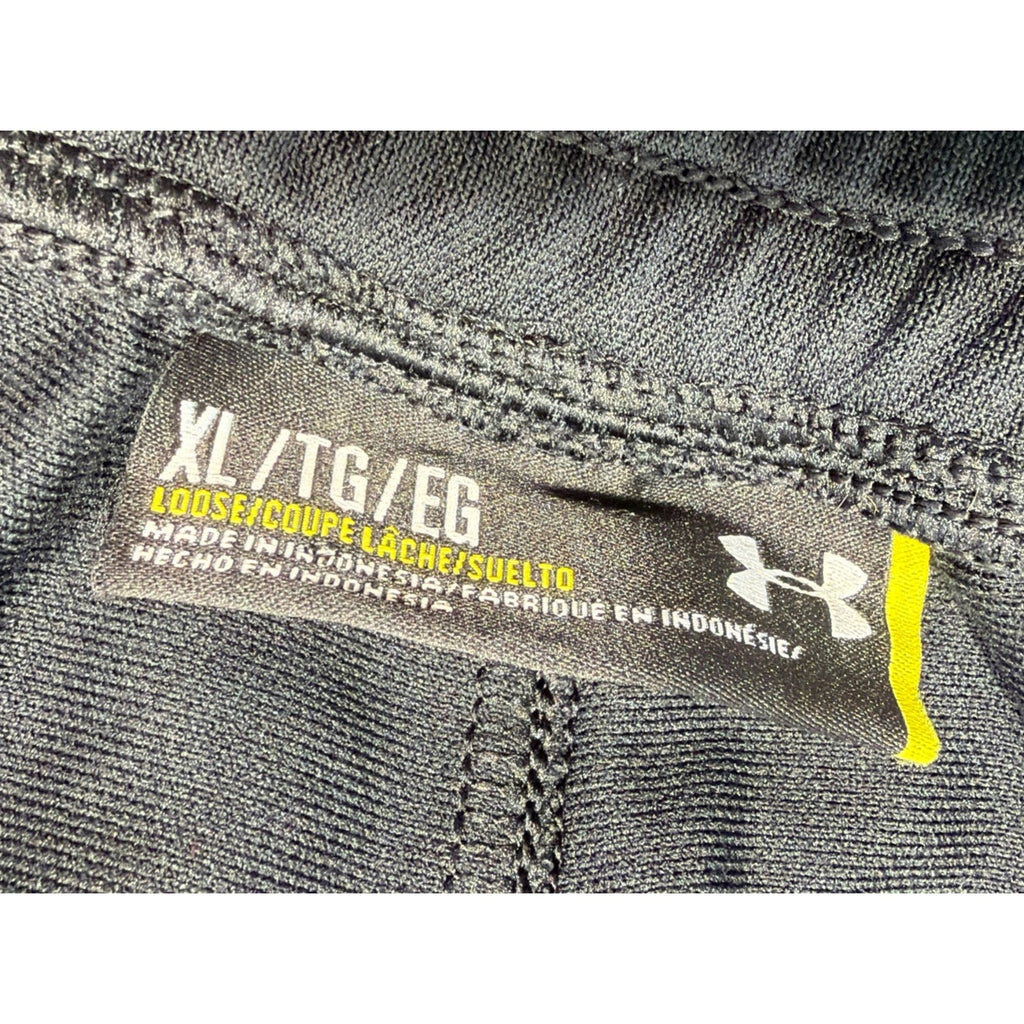 Under Armour Sweatpants Men XL Adult Black Athletic Loose Training UA Tapered