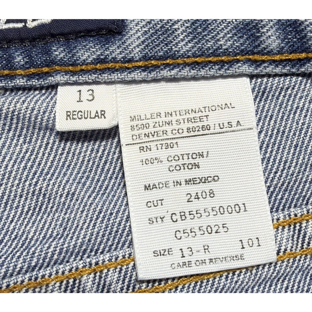 Cruel Girl Relaxed Tapered High Rise Womens 13R Denim Blue Jeans Y2K 90s 31x31