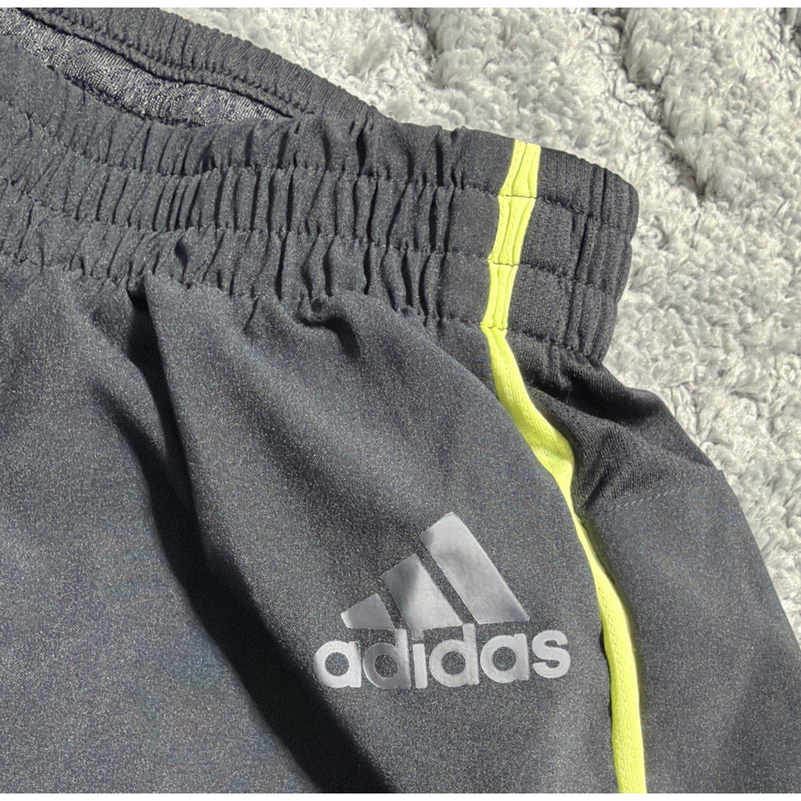 Mens Adidas Energy Running Shorts Black Climacool Size XL 5” Lined