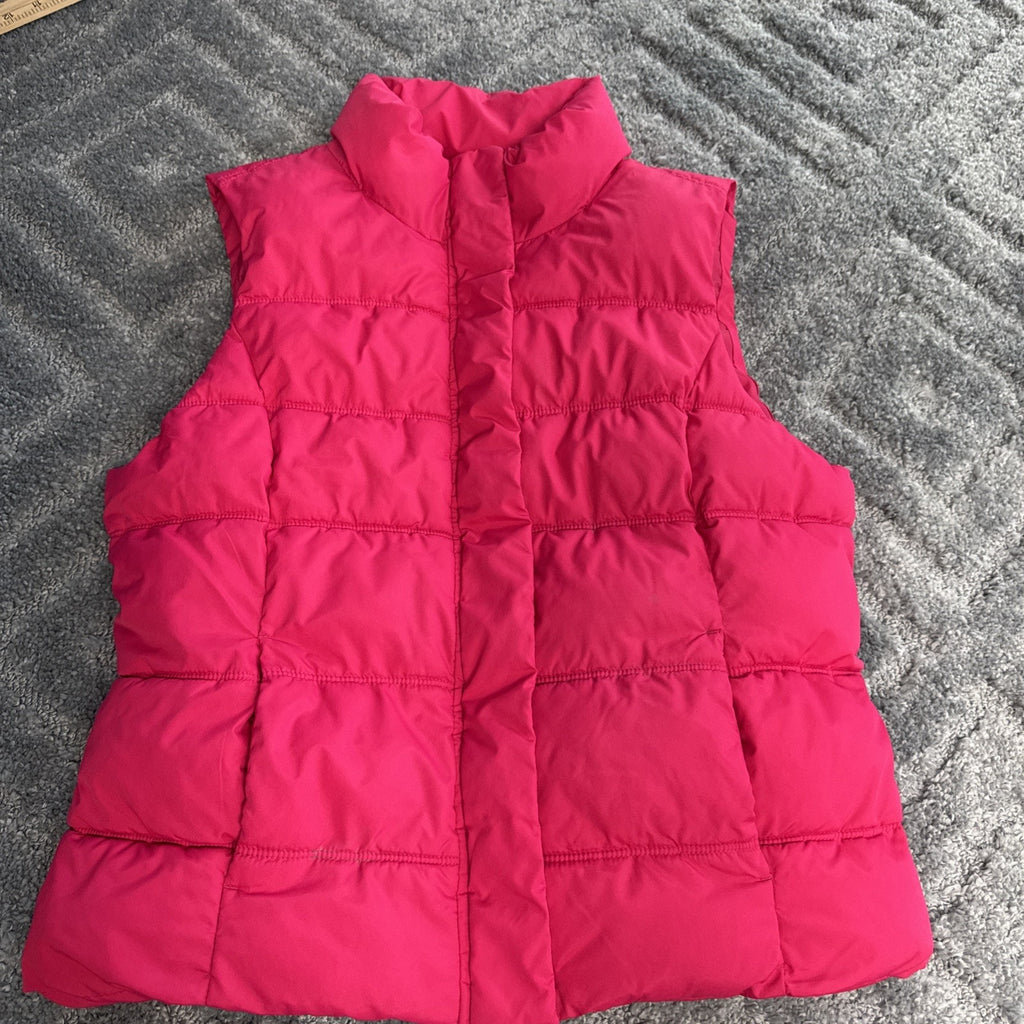 GAP Hot Pink Puffer Vest Women’s Size XL 2012 Excellent Condition Polyester