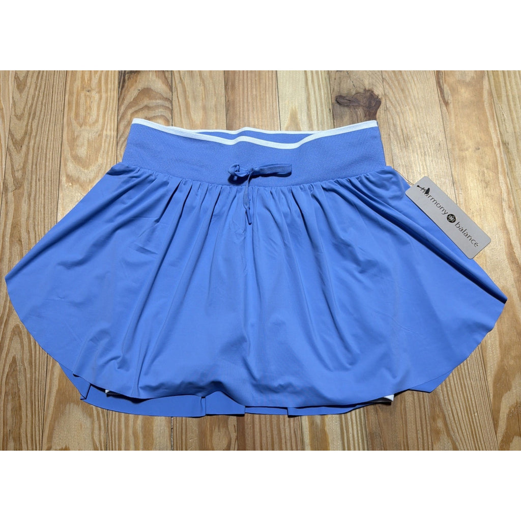 Harmony Balance Skort Womens M Blue Tennis Golf Pickleball 2-in-1 Shorts NWT