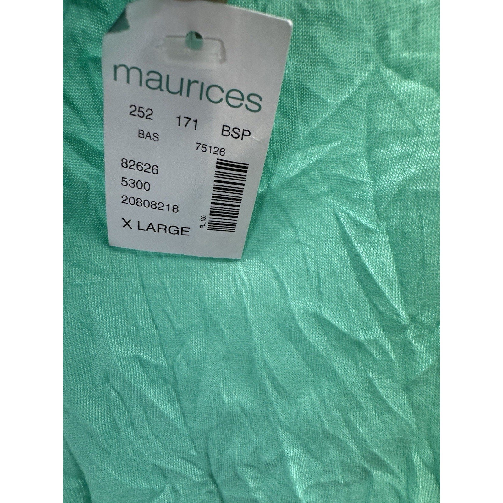 Maurices Green Lace Tank Top Camisole Lace Accent Sleeveless Women’s Size XL NWT