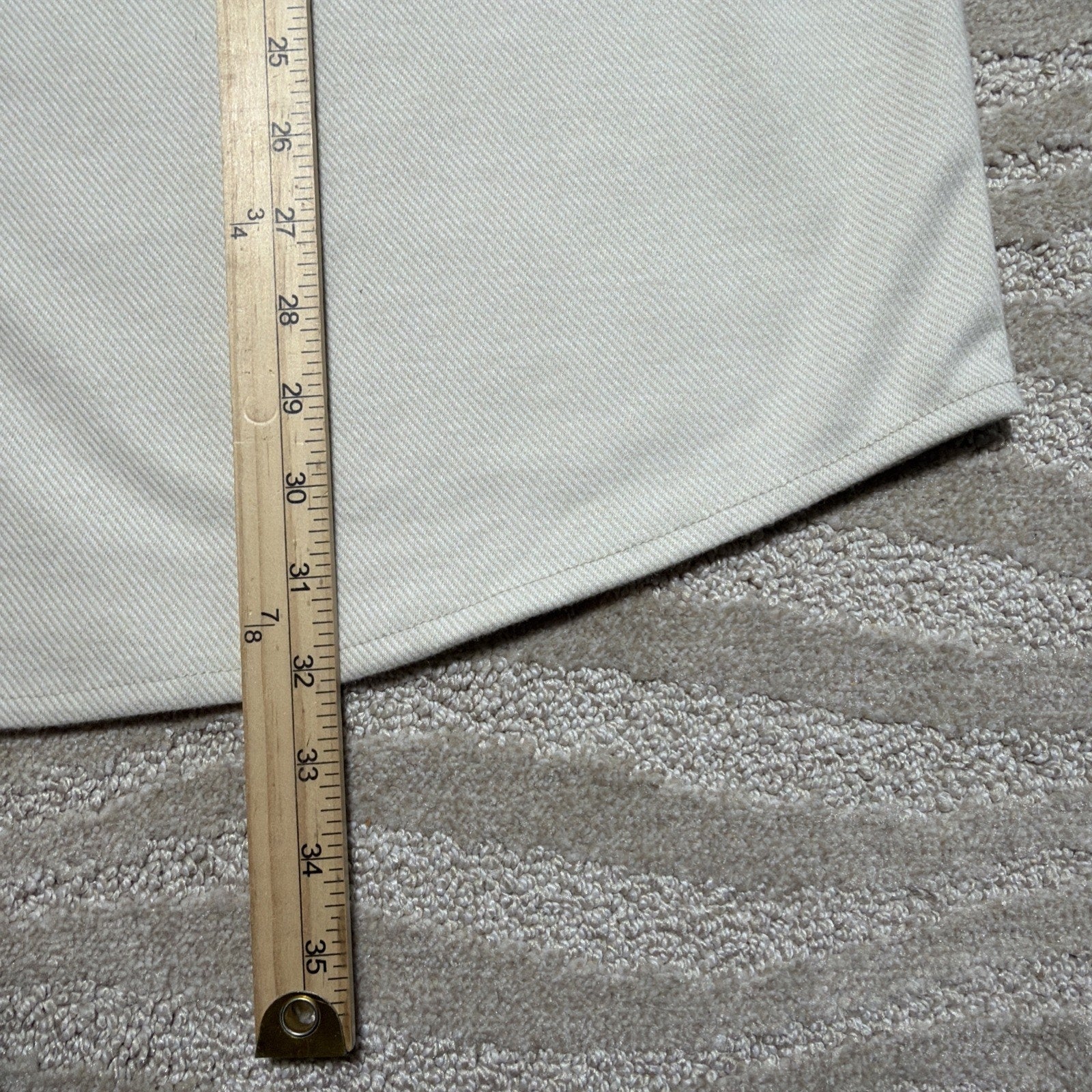 New Men Comfort Wear Soft Shirt Cream Stretch Goodfellow & Co Big 2XL NWT