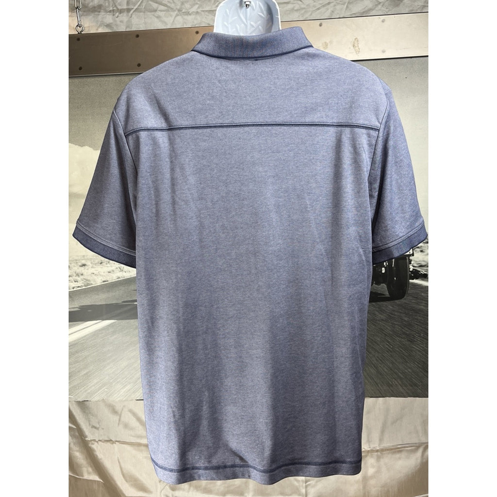 Tommy Bahama Men's Short Sleeve Throne Blue Polo Shirt Size Large