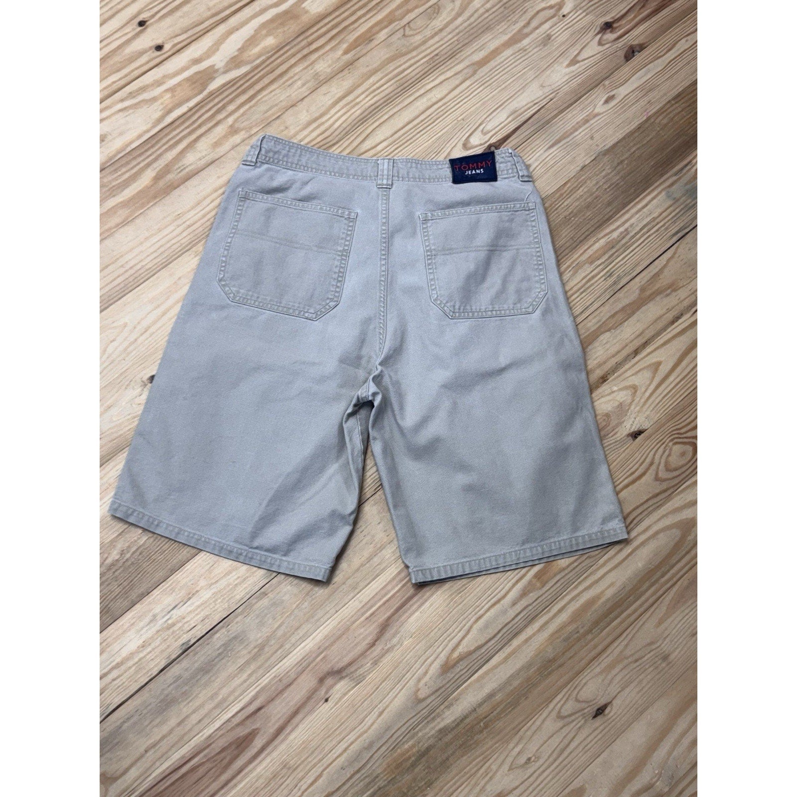 Tommy Hilfiger Vintage Chino Square Pocket Canvas Shorts Khaki Men’s Size 30