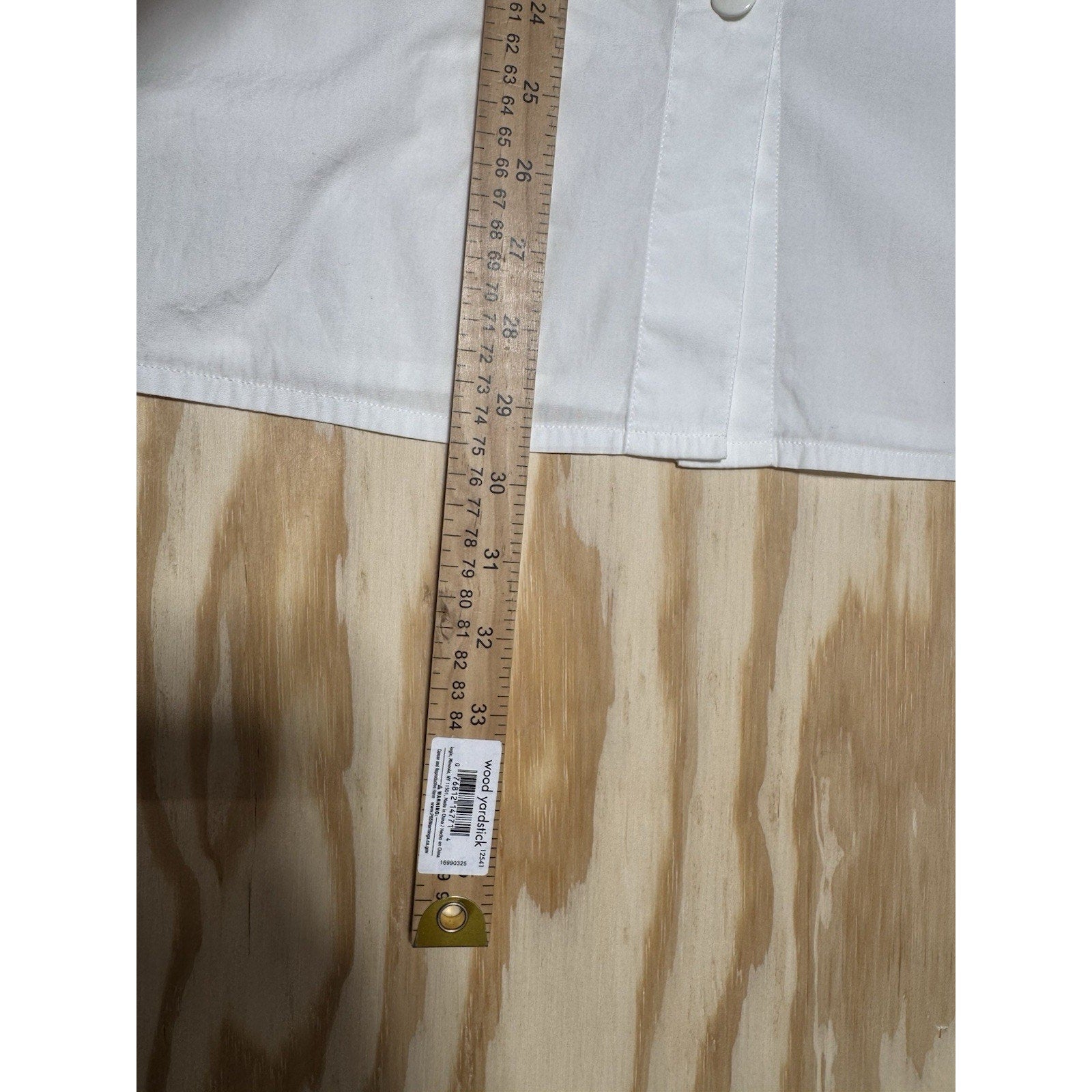 Vintage ESCADA Margaretha Ley White Embroidered Animal Blouse Gold Buttons Sz 40