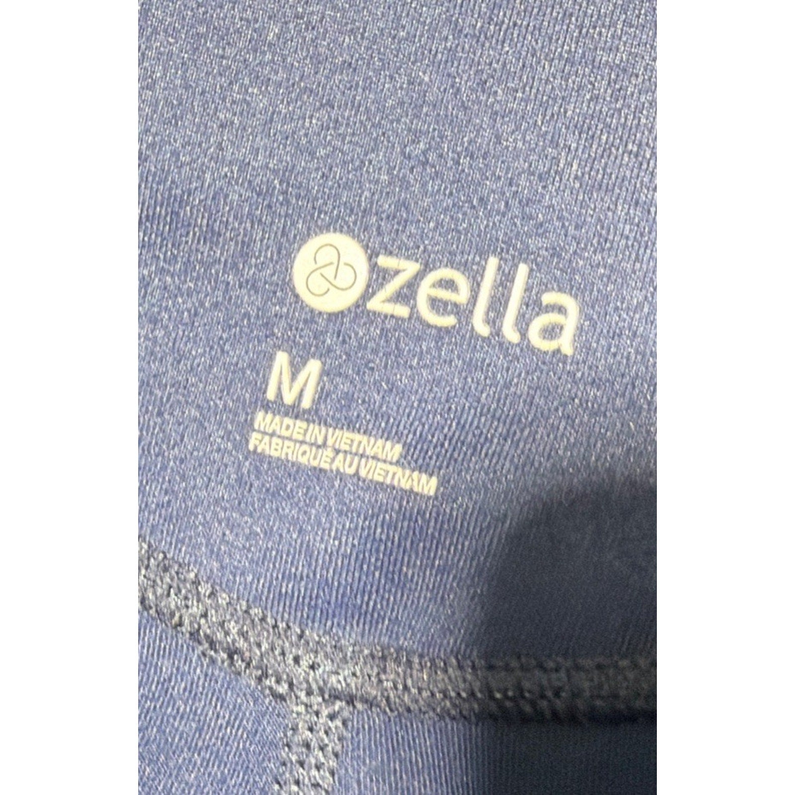 Zella Full Length Leggings Women M Blue High Rise Stretch Performance Yoga