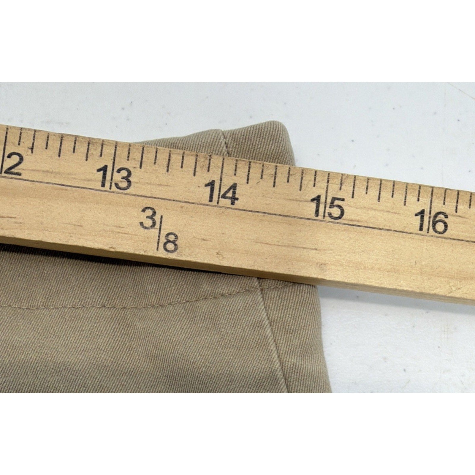 Talbots Heritage Pull On Pants Khaki Tan Womens 8P Dress Tapered Leg Office