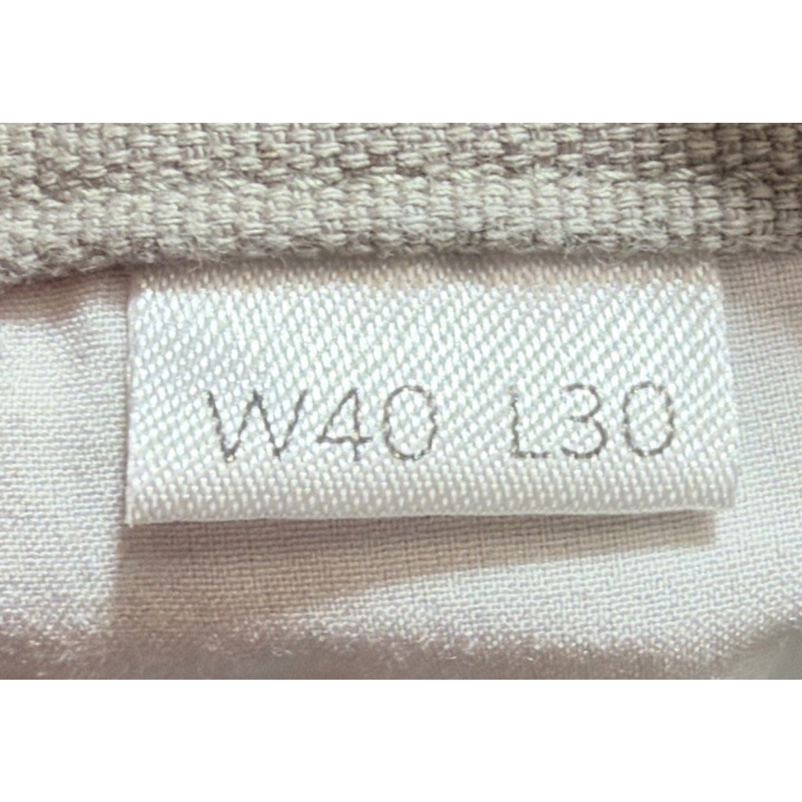 Genteal Comfort Flex 5-Pocket Mens Biege Denim Jeans 40x30 Measure 38x29