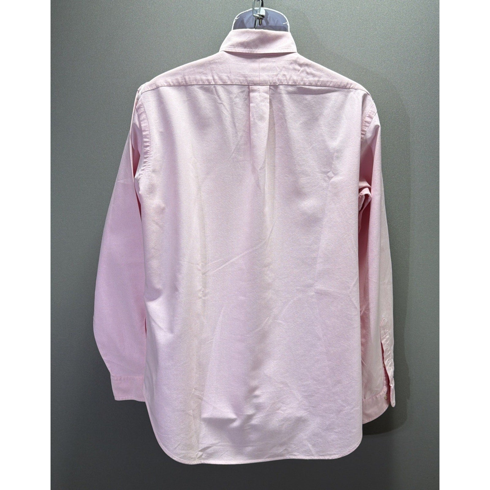 Ralph Lauren Classic Fit Oxford Shirt Mens M Pink Button Up Long Sleeve