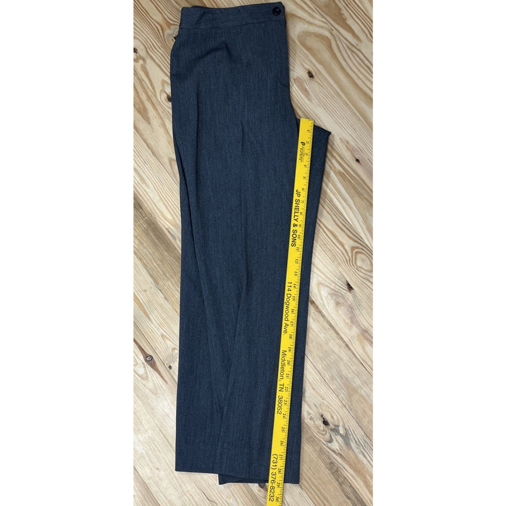 Women’s Jones New York Collection Stretch Gray Straight Dress Pants Size 14