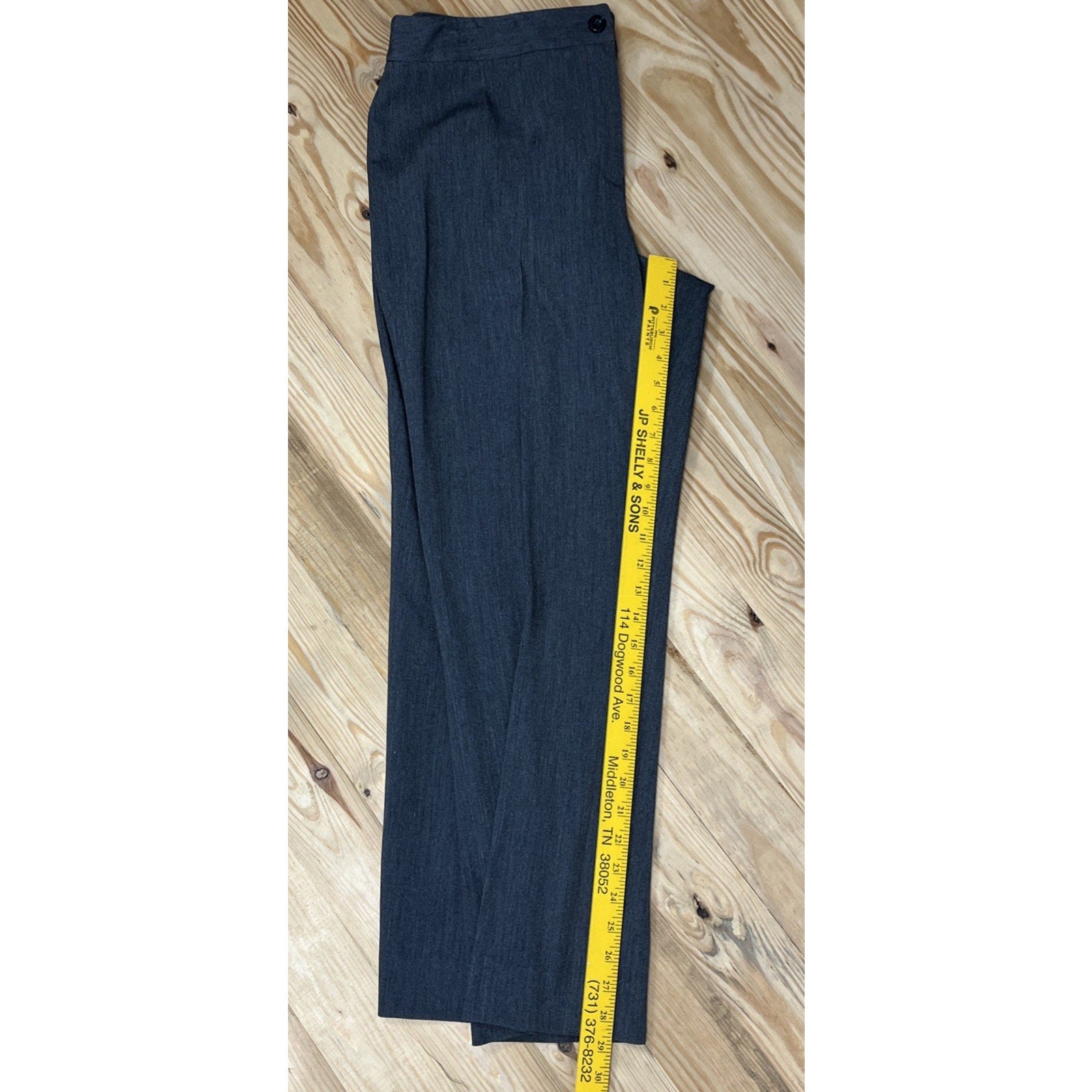 Women’s Jones New York Collection Stretch Gray Straight Dress Pants Size 14