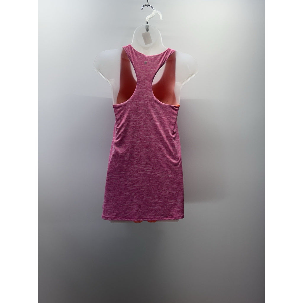 ID Ideology Sleeveless Workout Dress Big Jr/Girls L Pink Shock Heather Racerback