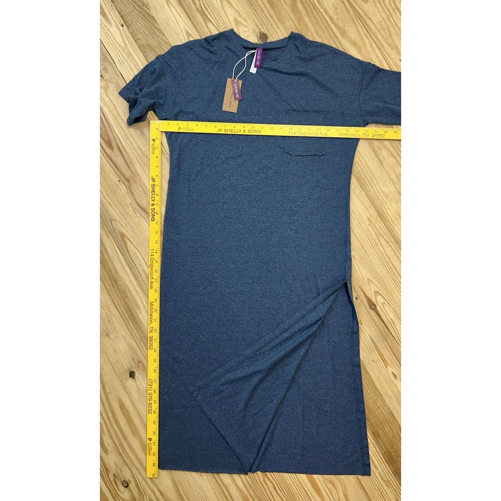 NWT! ADORE ME Blue Short Sleeve Dress size XS .