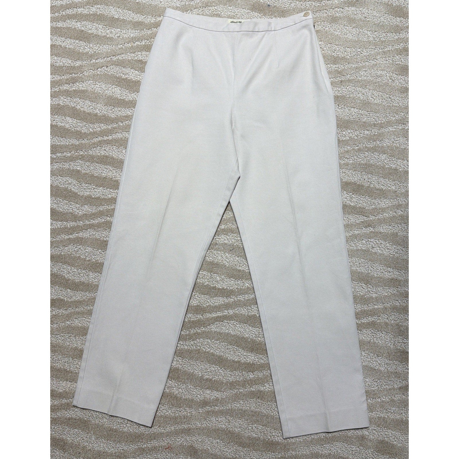 Eddie Bauer Womens Casual Taupe Jacket And Pants 2 Piece Outfits Set Size M Pet