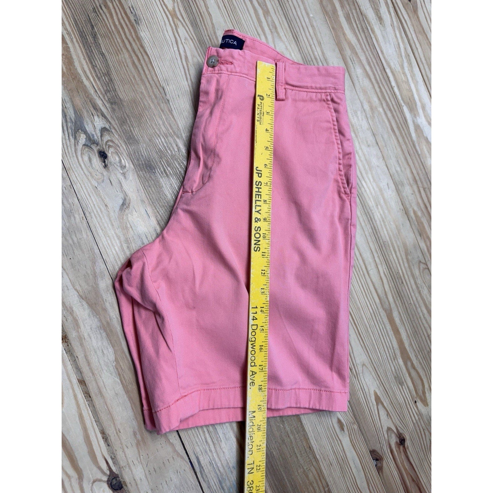 Nautica The Deck Shorts Classic Fit Shorts Size 34W Waist Pale Coral