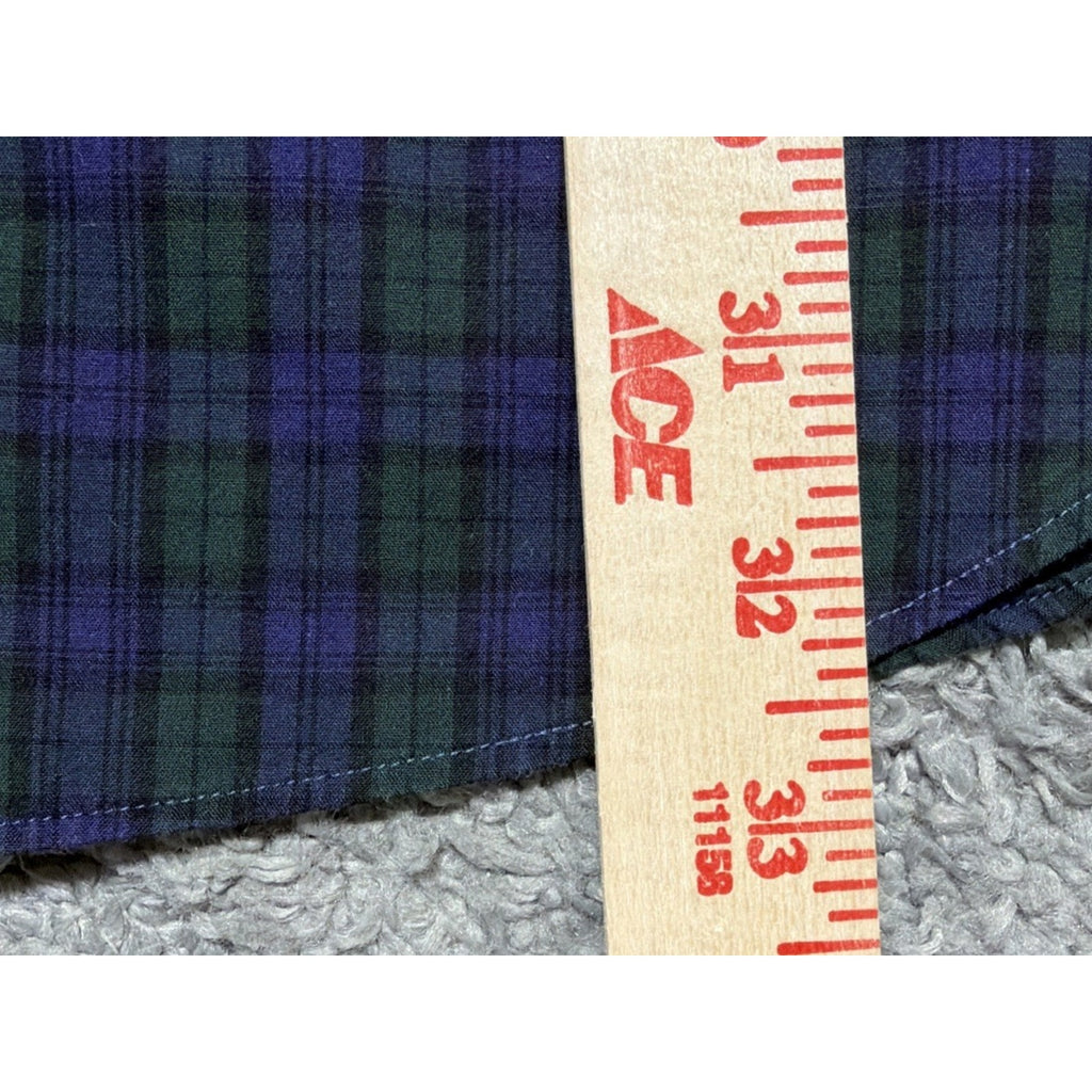Polo Ralph Lauren Yarmouth Shirt Mens L Plaid Purple Green Oxford Button Up