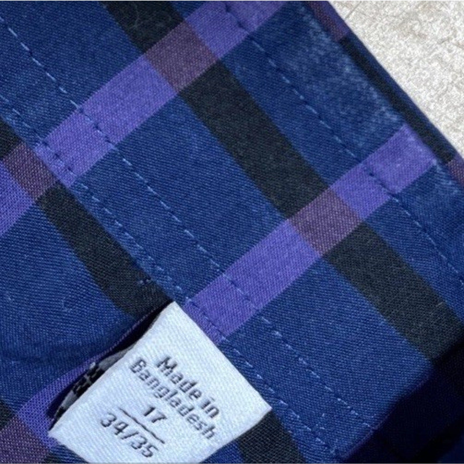 Calvin Klein Men's Slim Fit Non-Iron Performance Dress Shirt Cotton 17.5 32/33