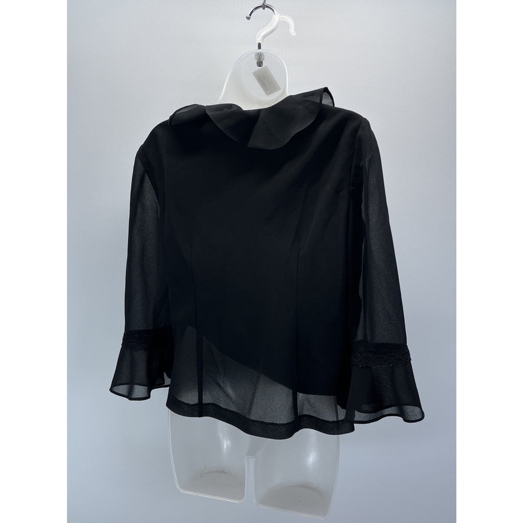 Emma James Victorian Gothic Blouse Sz 10 Lace Fairy Grunge