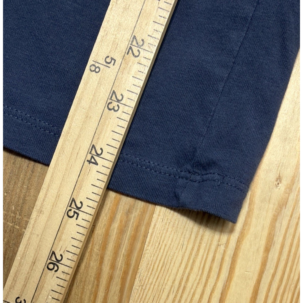 Vineyard Vines T-Shirt Youth Large Blue Ski racer Long Sleeve Tee