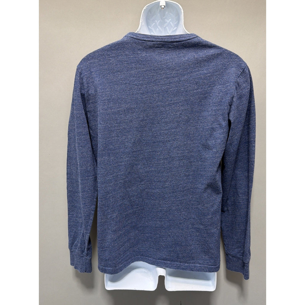 Polo Ralph Lauren Custom Fit Shirt Heather Blue Long Sleeve Embroidered Pony M
