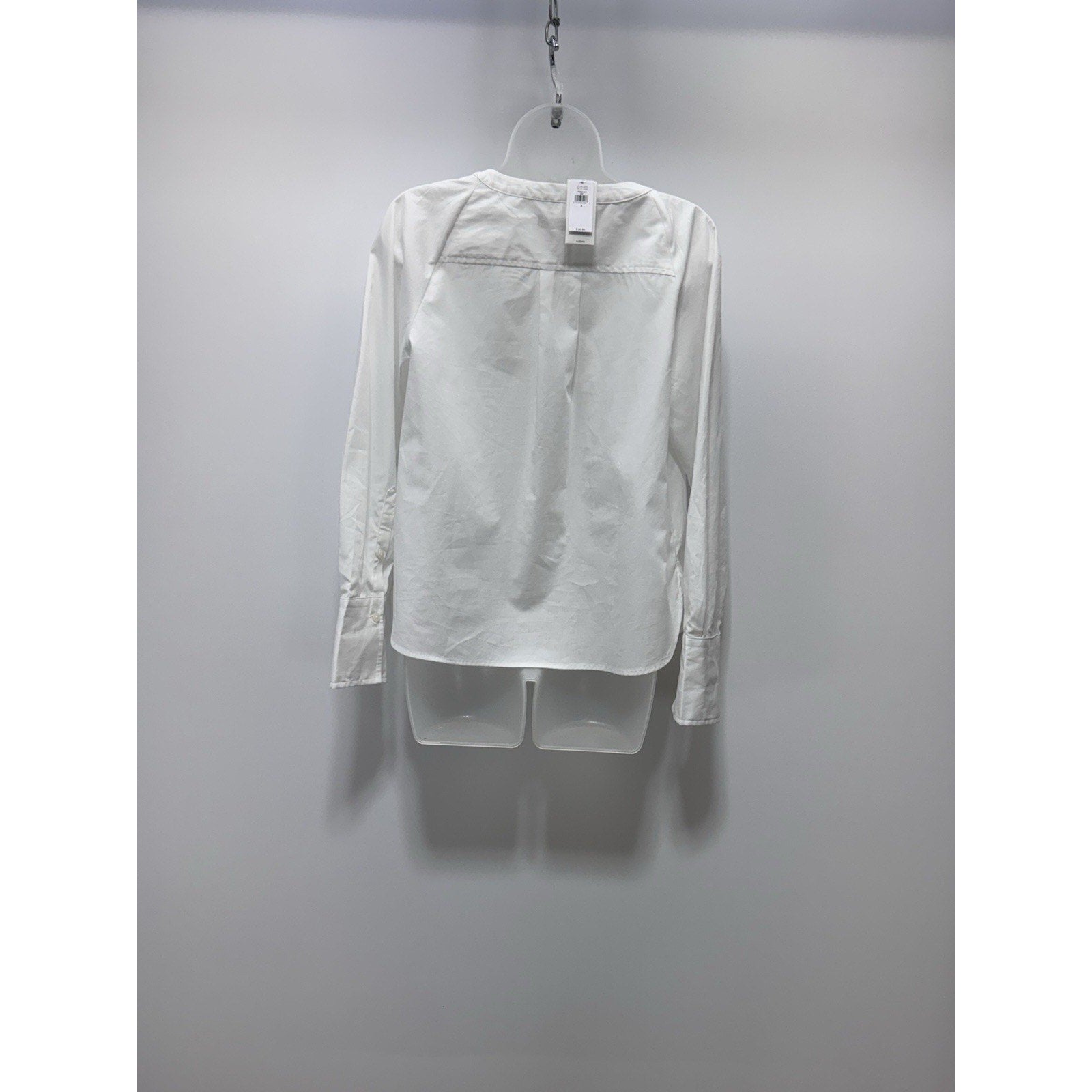 Banana Republic White Peasant Style Blouse Button Sleeve Women’s Size Small NWT