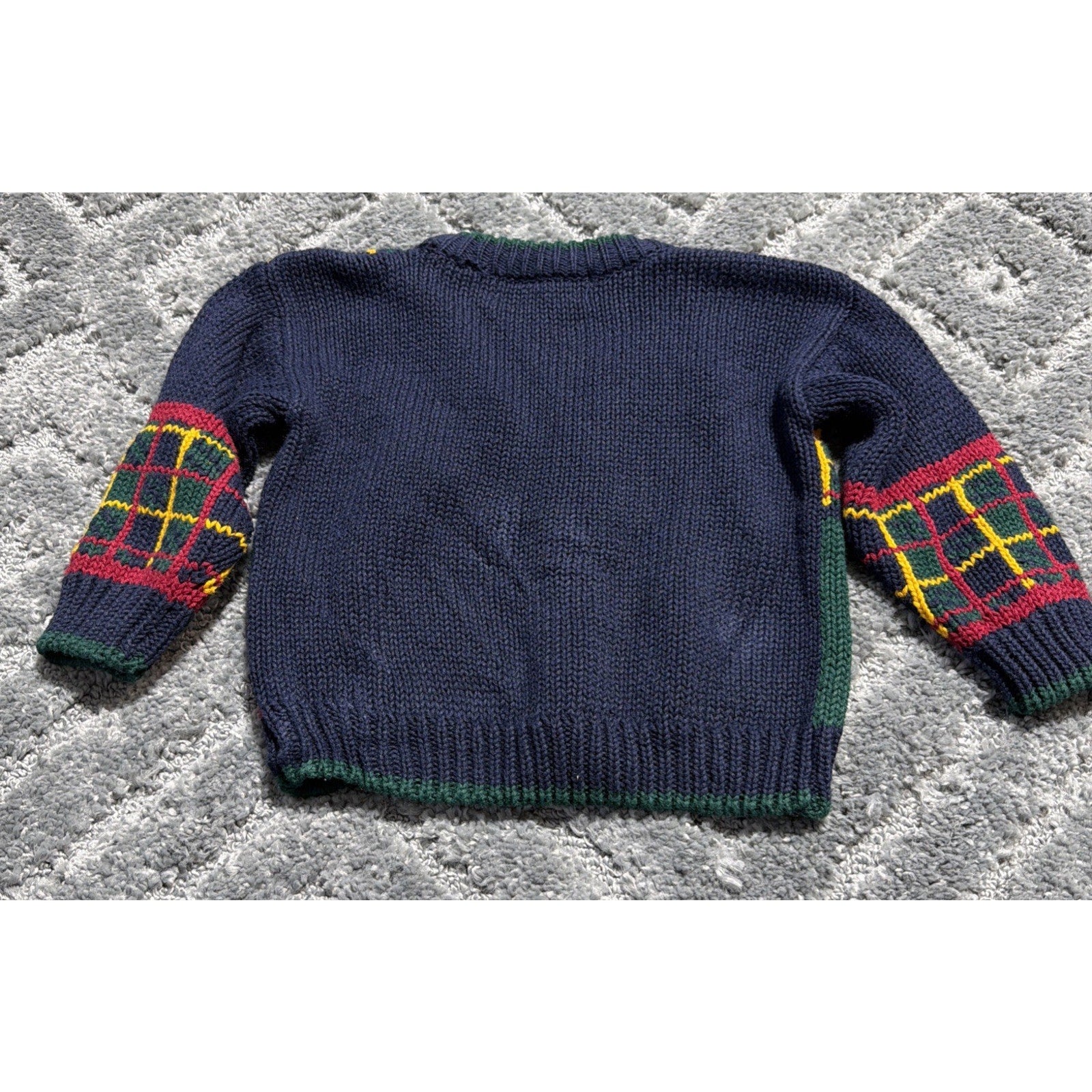 Vintage 1994 The Eagle’s Eye Kid's Unisex Varsity Cardigan Sweater Size: S (2T)