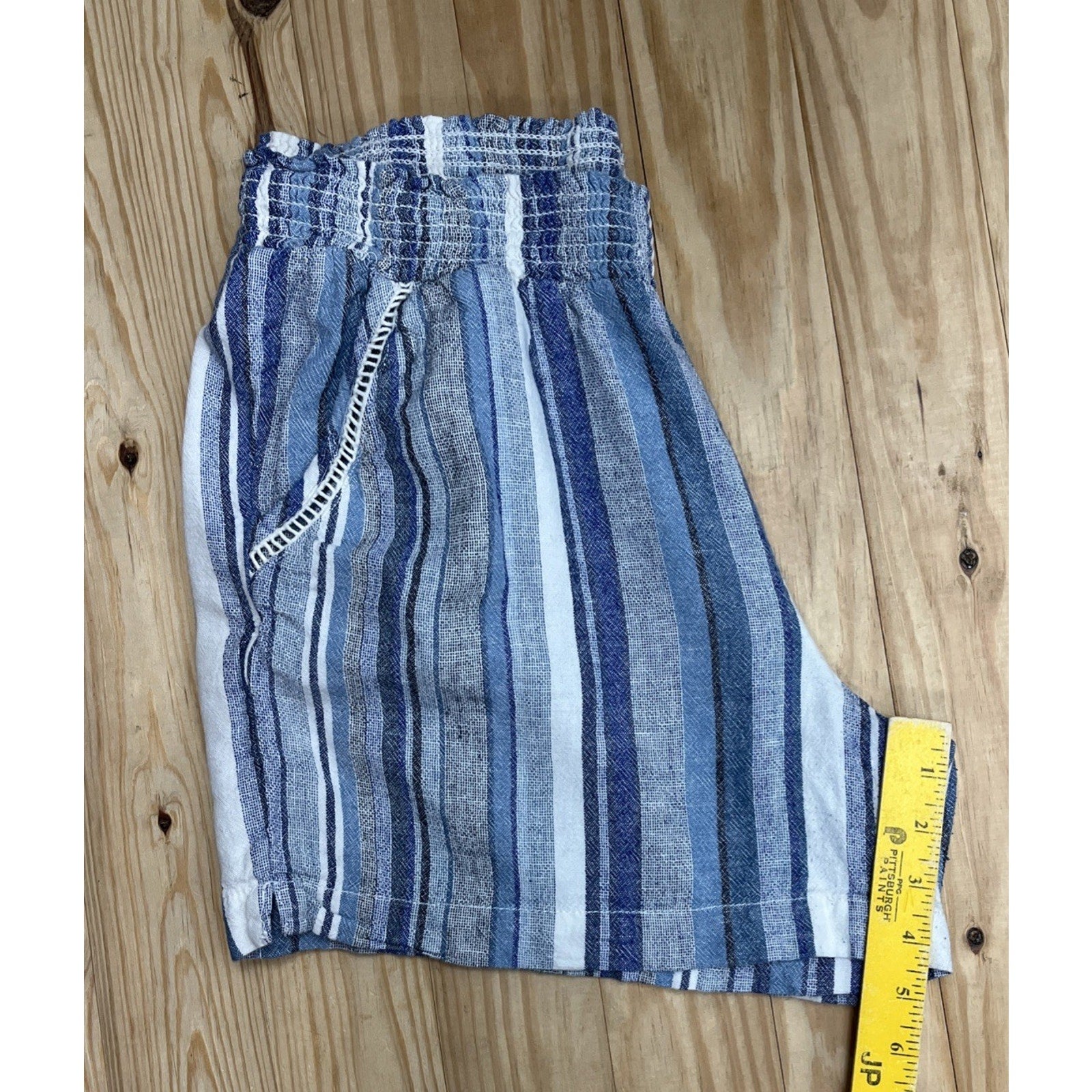 Briggs Blue Linen Shorts- Size Large