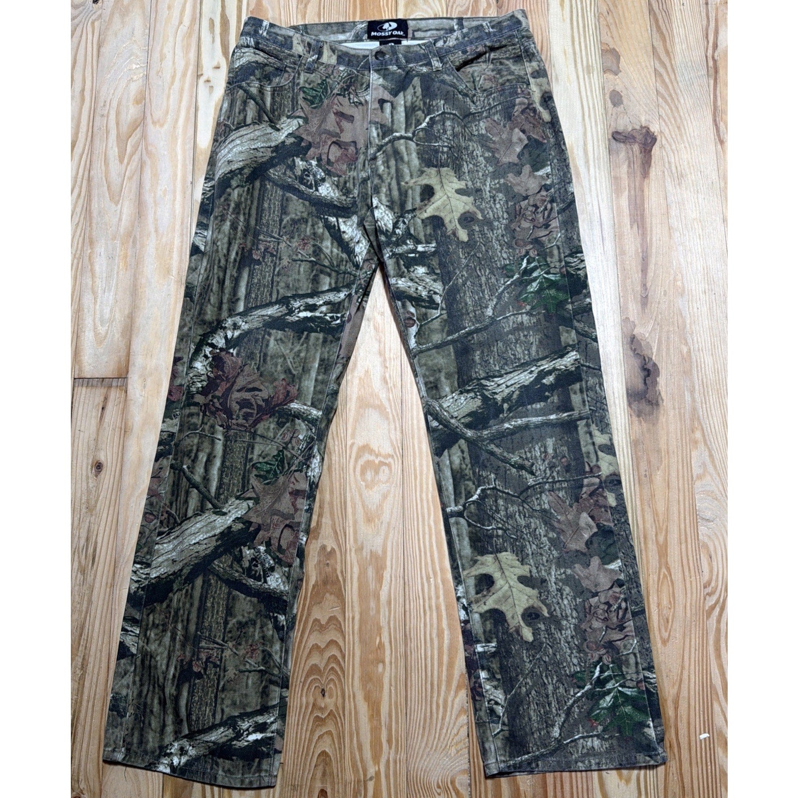 Mossy Oak Camo Hunting Canvas Pants Mens Large 36x32