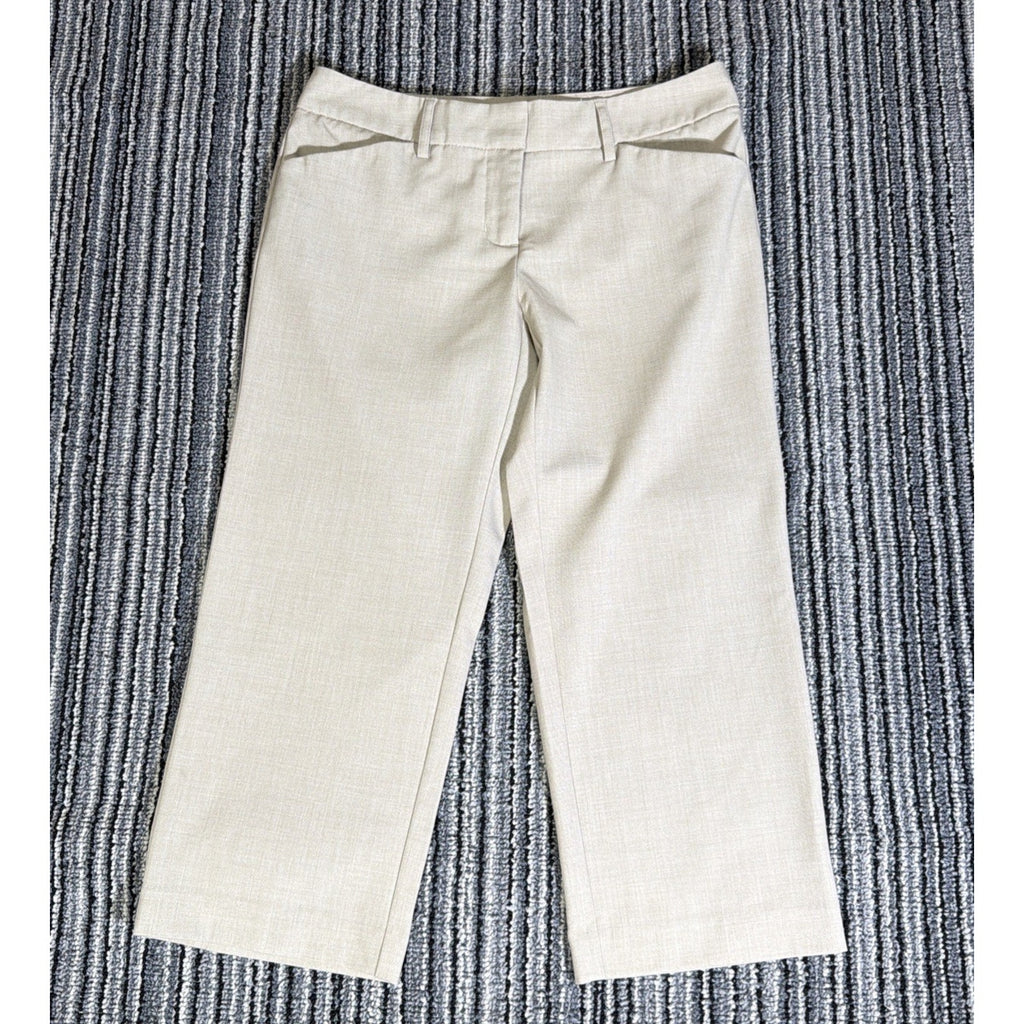 Daisy Fuentes Womens Crop Pants 2 Capri Casual Preppy Career Stretch 29x21