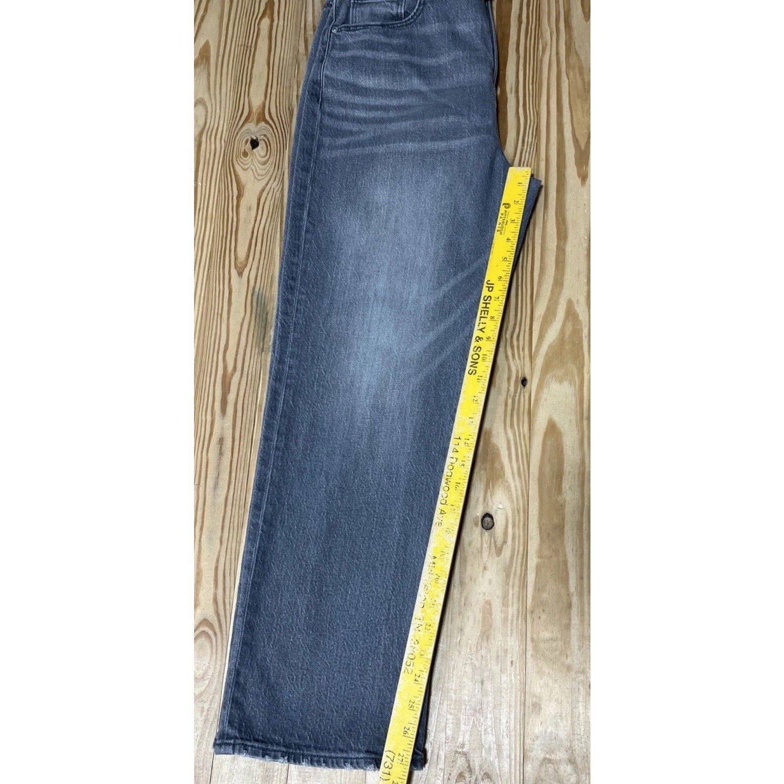 Loft “ The Straight” Womens Size 29/8 Gray Jeans Stretch