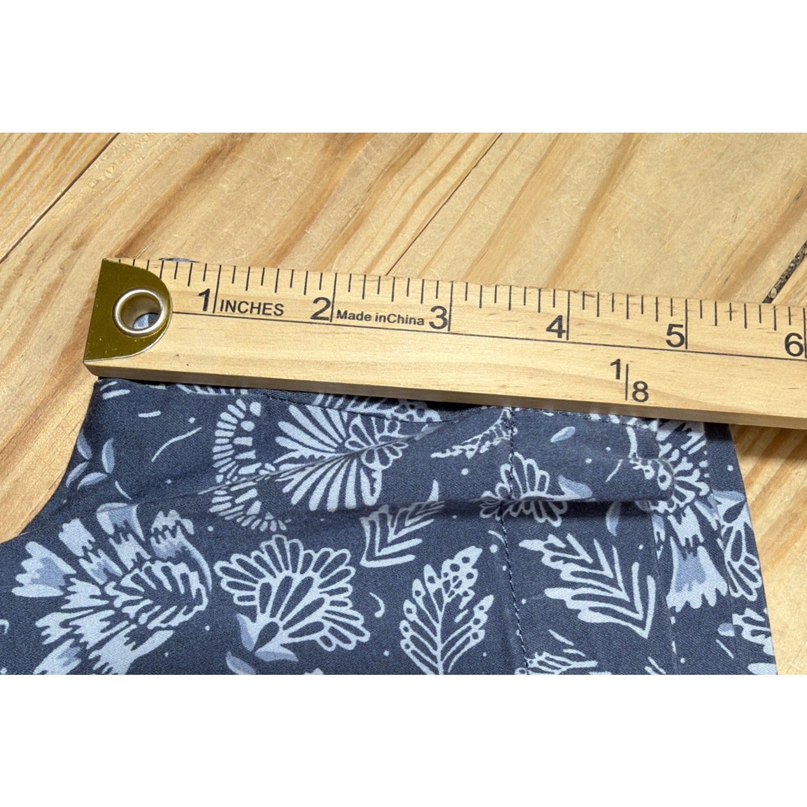 Jachs Girlfriend Shorts XL Blue Floral Stretch Satin Chino Womens Beach Preppy