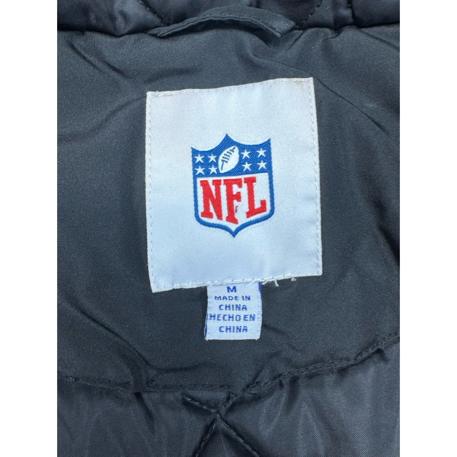 NFL Pittsburgh Steelers Jacket Full Zip Hooded Coat Men’s Size Medium