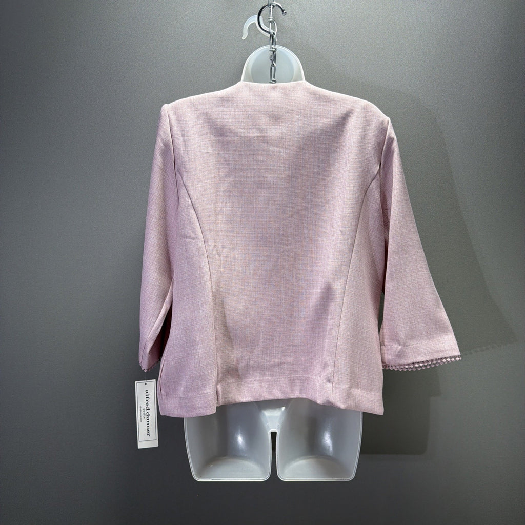 NWT Alfred Dunner Womens 12P Elegant Scroll Embroidered Lightweight Jacket