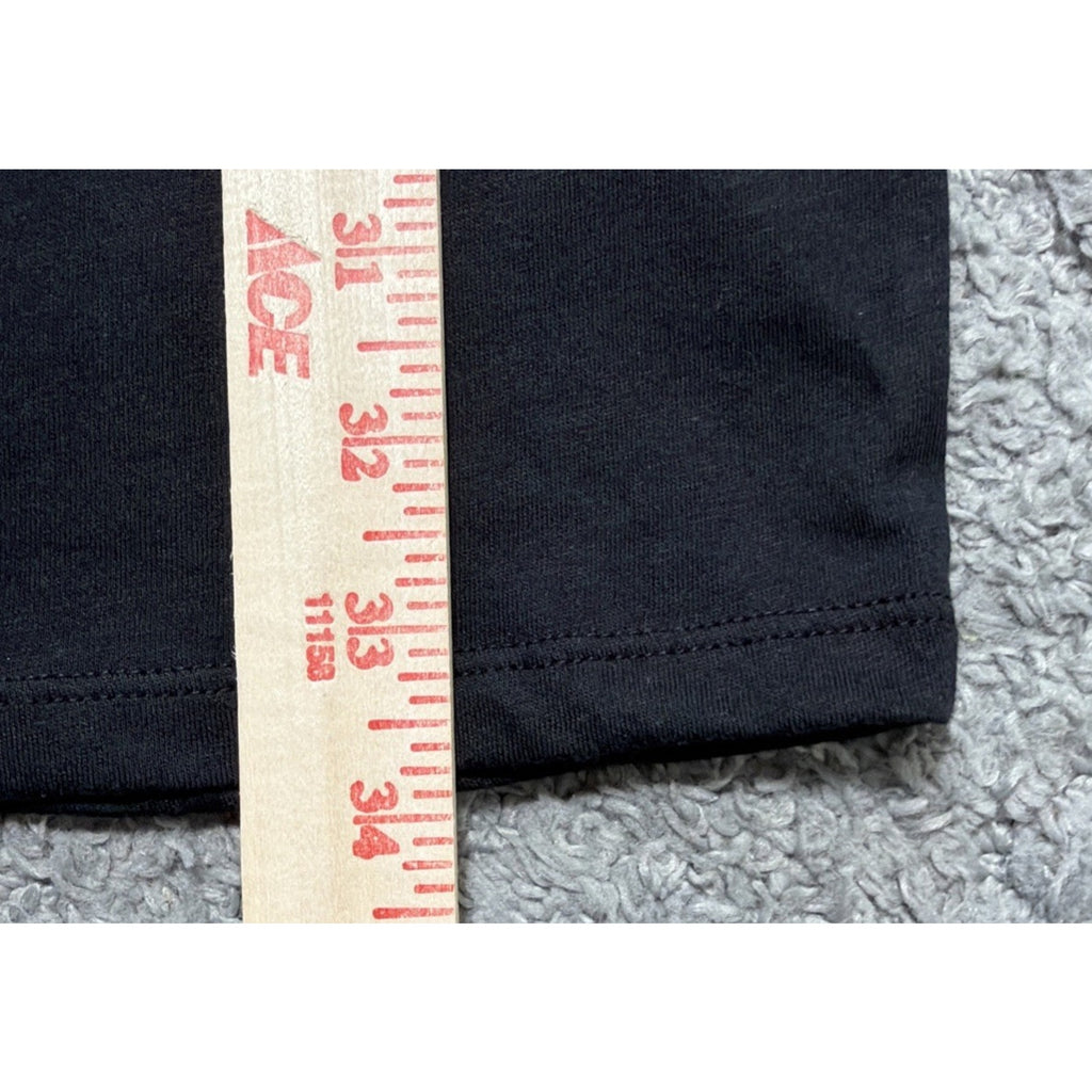 Bare Necessities Black and Gold Short Sleeve Tee Shirt Pajama Dress XL
