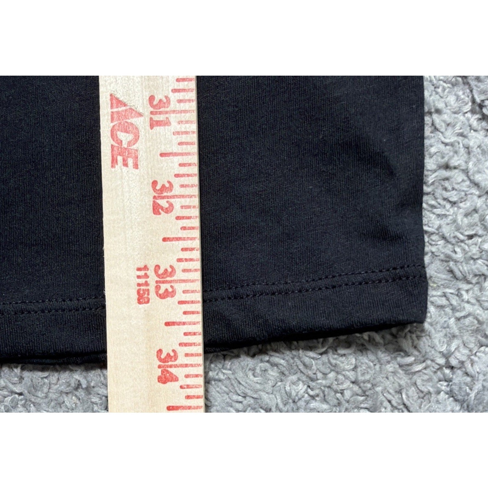 Bare Necessities Black and Gold Short Sleeve Tee Shirt Pajama Dress XL