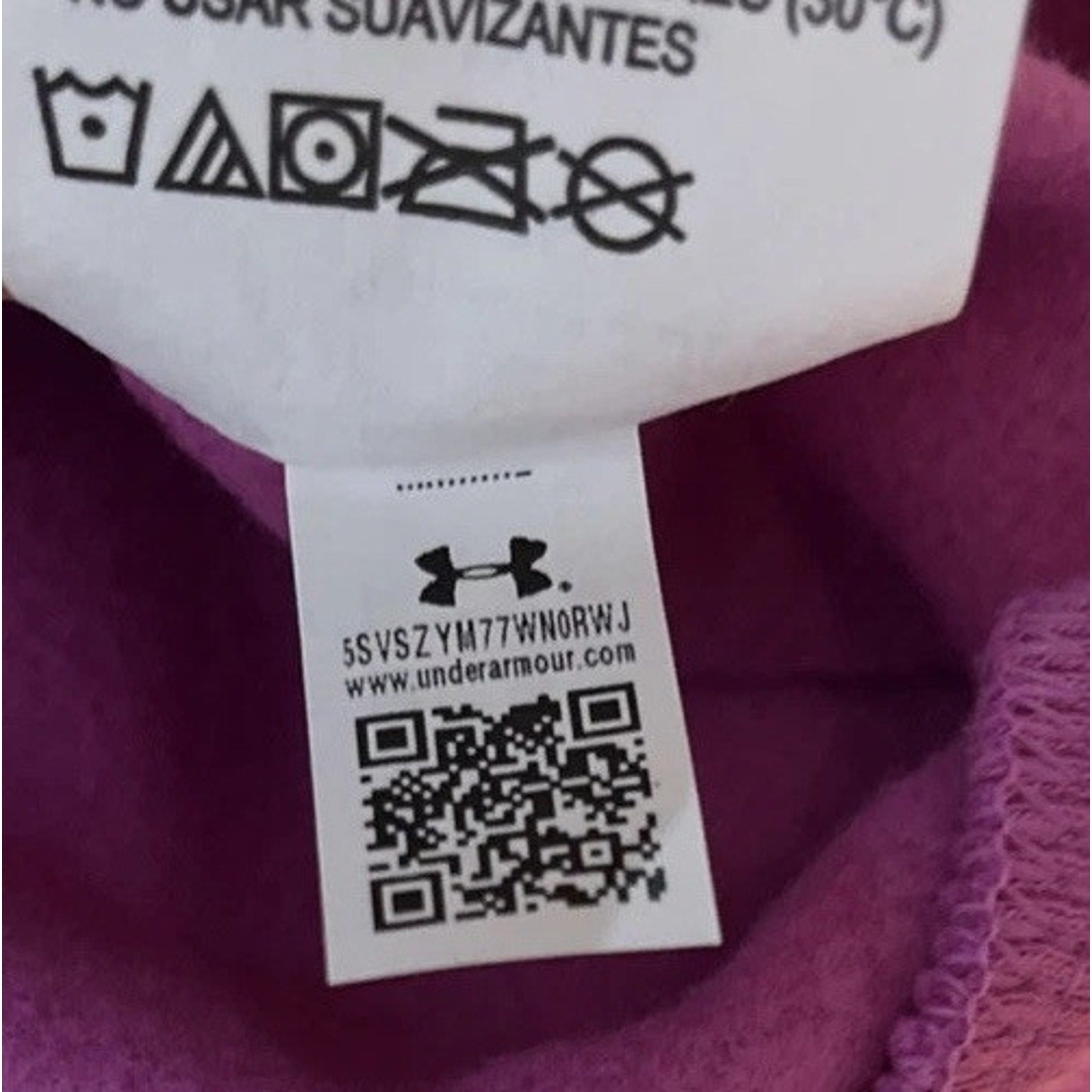 NWT Under Armour UA Rival Fleece Big Logo Pink Hoodie Size Small Active Fall