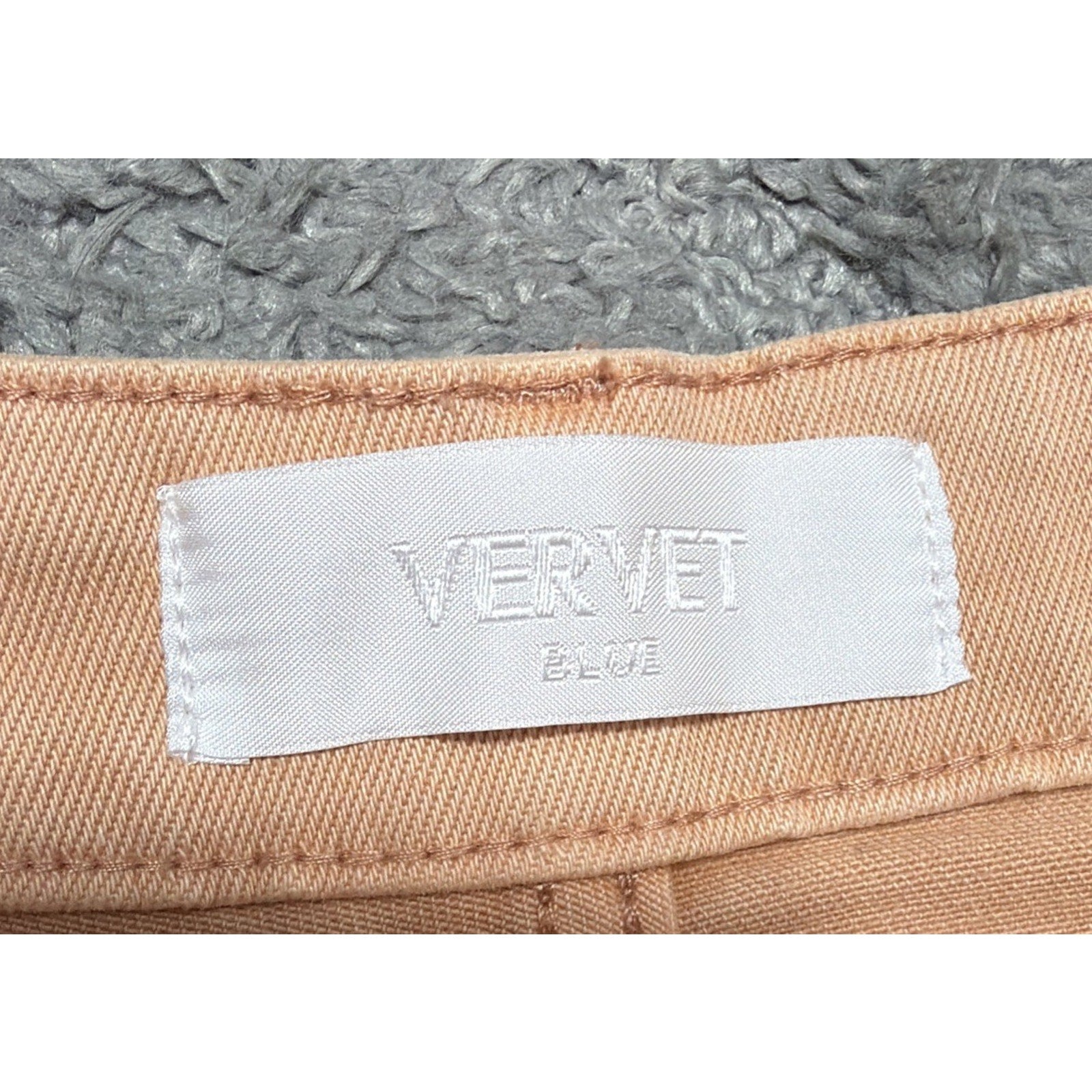 Vervet Blue Olivia Wide Leg Stretch Sand Storm Women's Jeans Denim Size 31