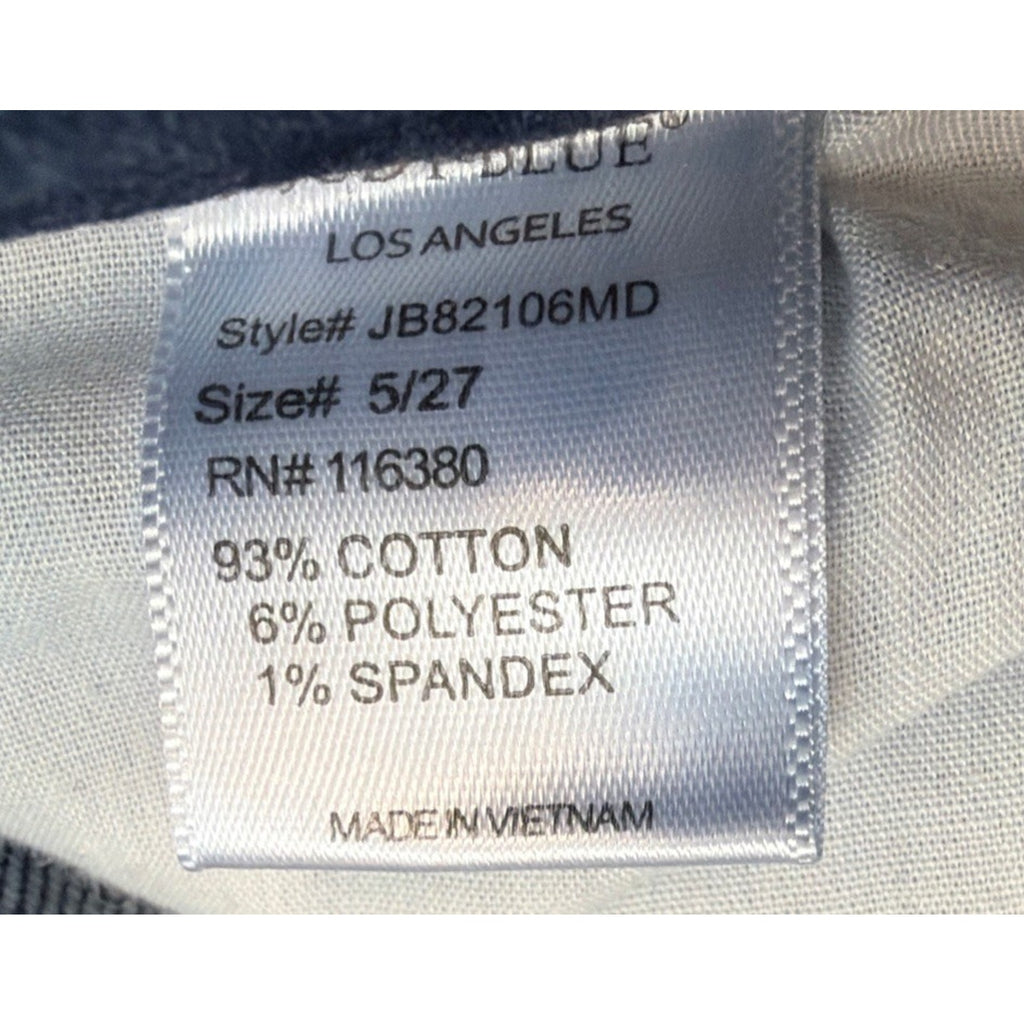 JUDY BLUE Jeans Womens 5/27 Skinny fit Mid Rise Denim Pants 28x28