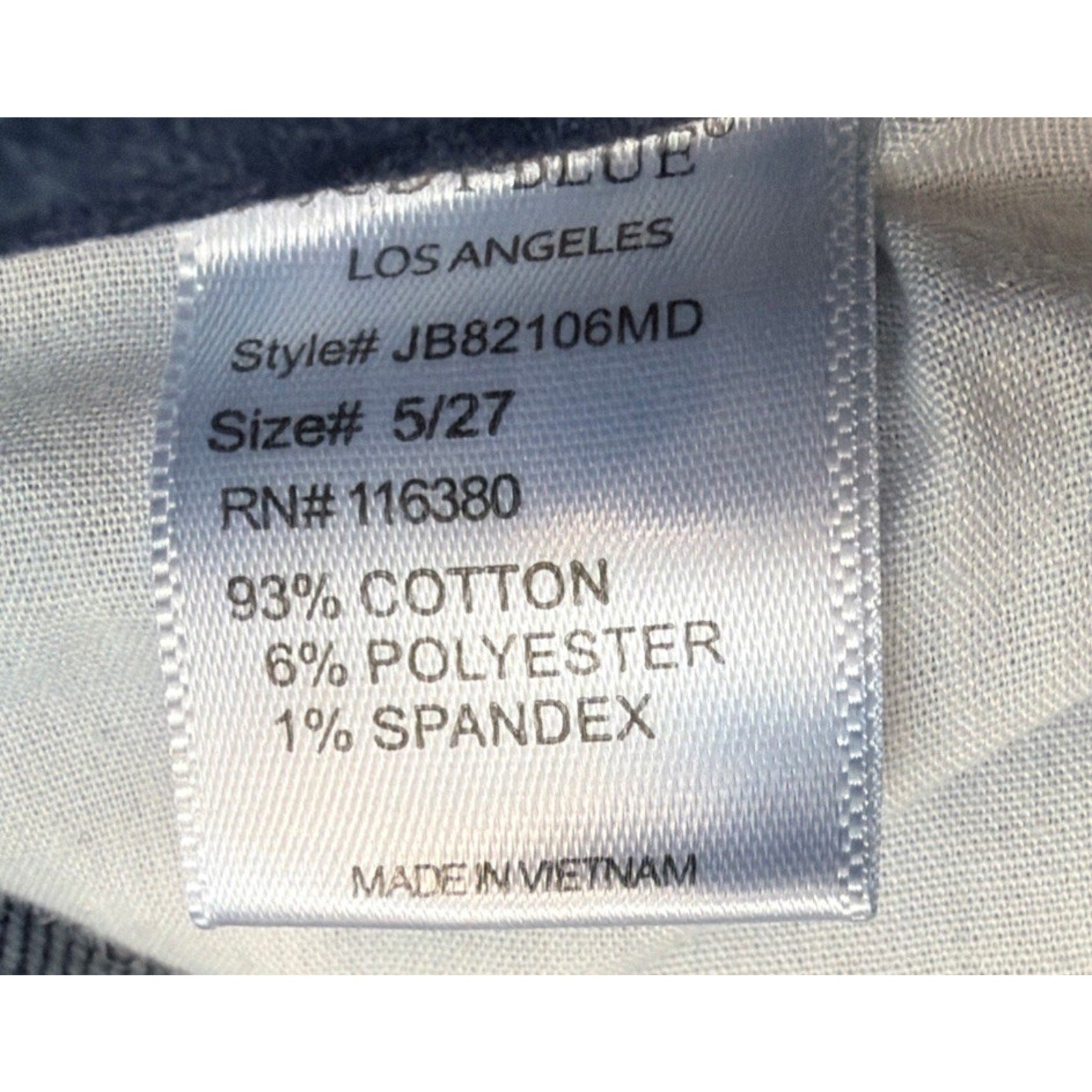 JUDY BLUE Jeans Womens 5/27 Skinny fit Mid Rise Denim Pants 28x28