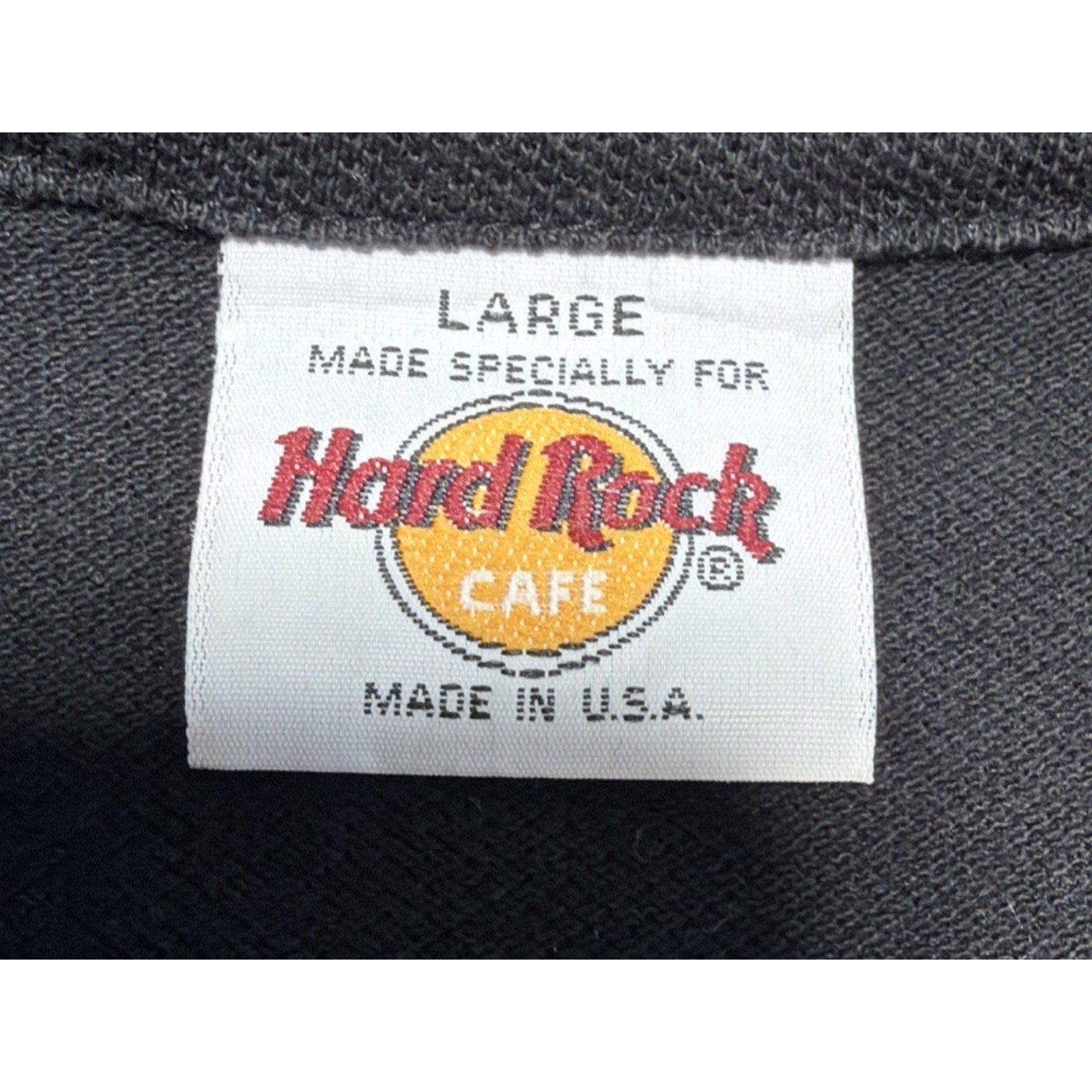 Vintage Hard Rock Cafe San Diego California Polo Shirt 1/4 Zip 90s