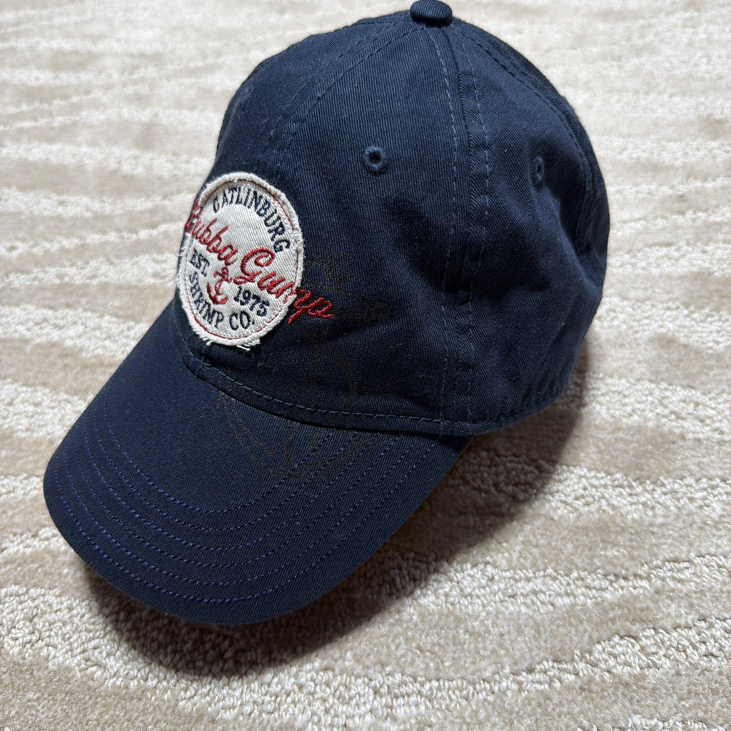 Bubba Gump Shrimp Co. Baseball Navy Hat Cap Gatlinburg TN Adjustable