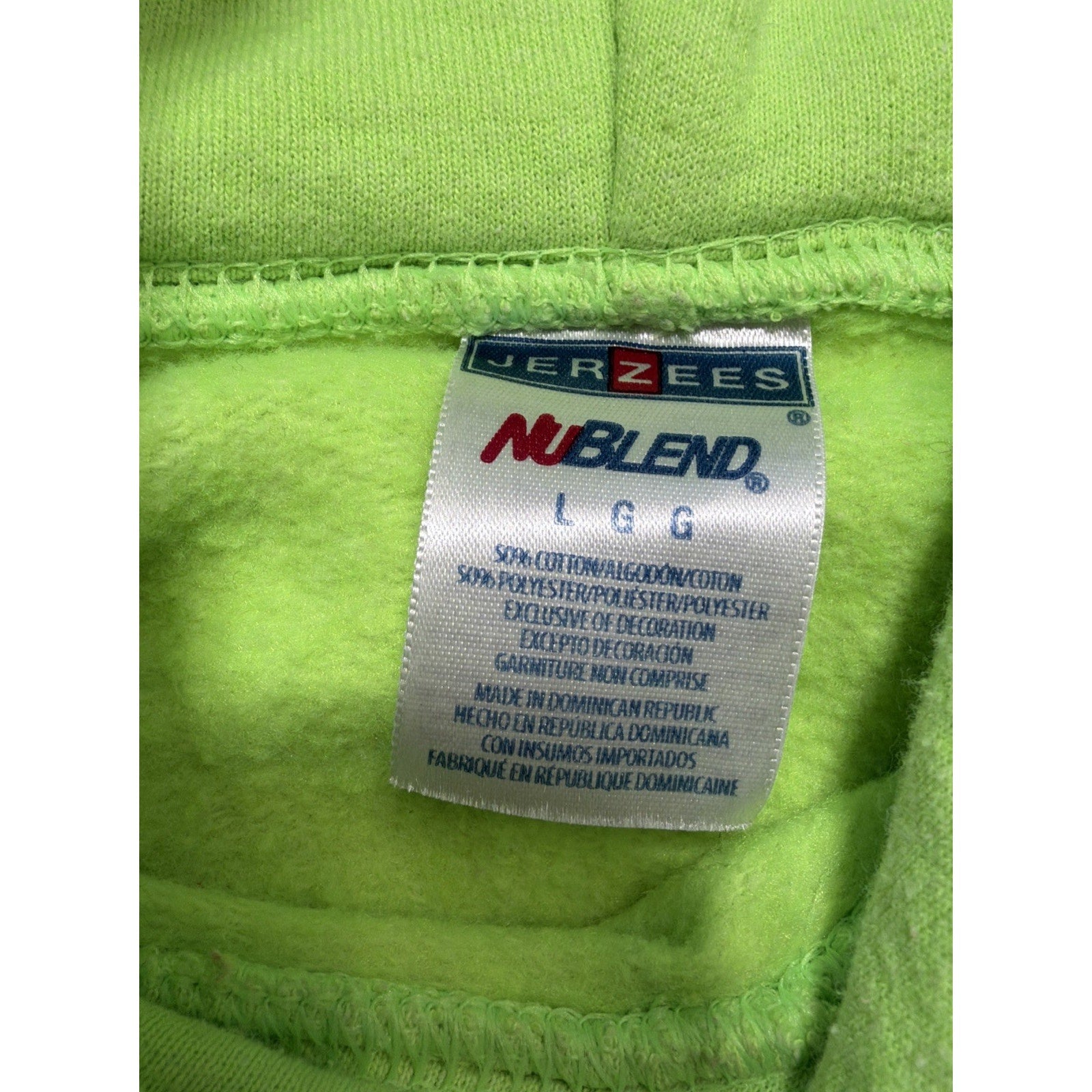 Cactus Classic Volleyball L Fleece Hoodie Sweat Logo Green Tucson AZ 2018