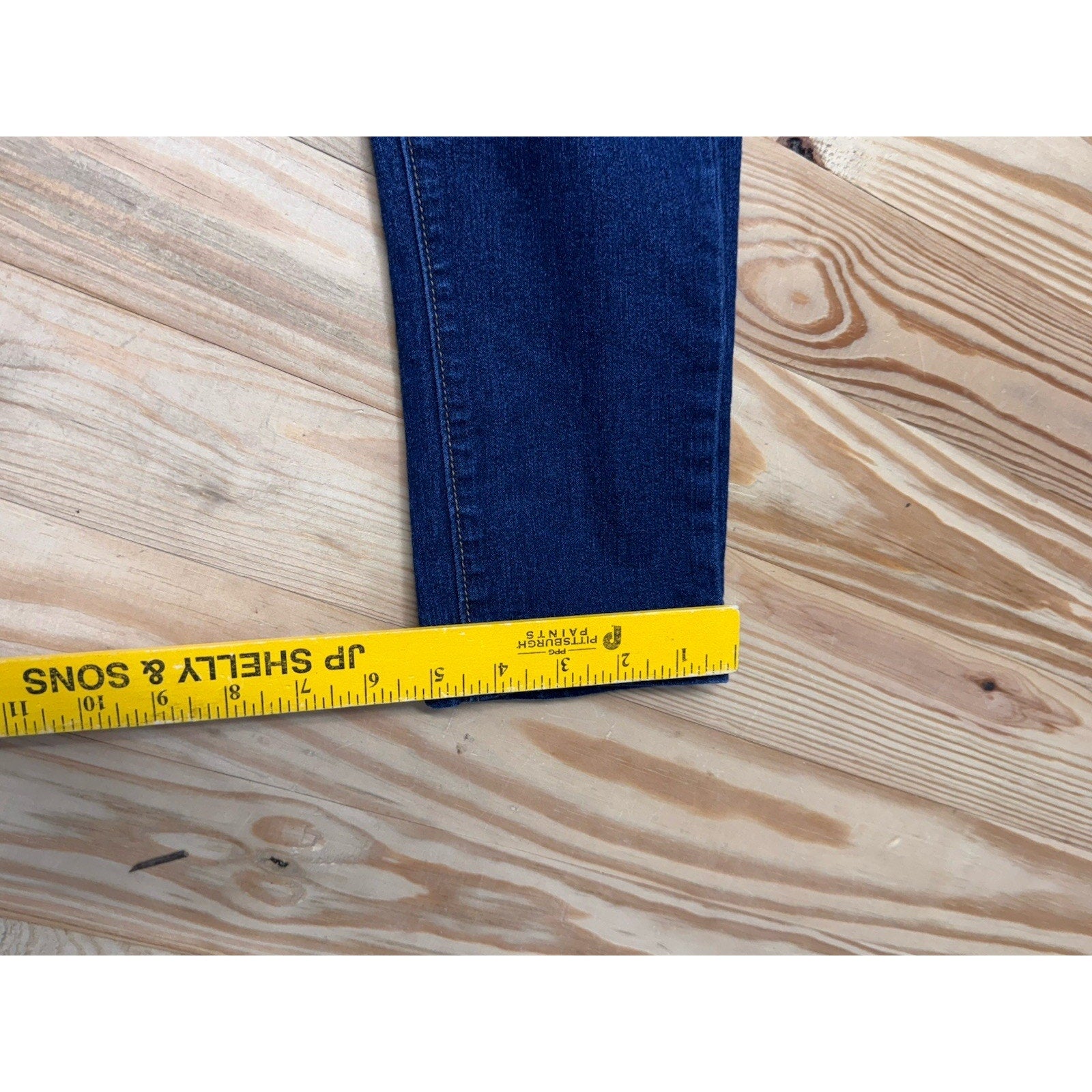 Old Navy Super Skinny Jeans Womens Sz 4 27X27 No Tag Blue Denim Stretch Mid Rise